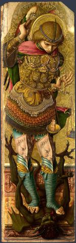 欧洲12-19世纪油画四_CRIVELLI, Carlo - Saint Michael